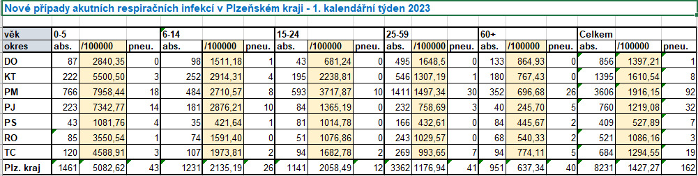 respiracni infekce