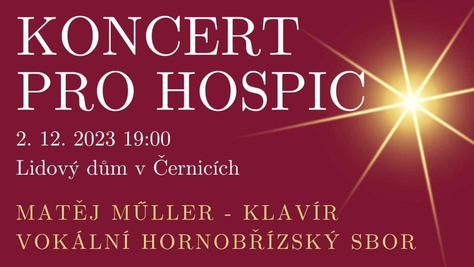 Černice uspořádají benefiční koncert ve prospěch Hospice sv. Lazara