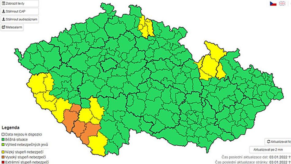 Meteorologové zpřísňují výstrahu. Hrozí povodně?!