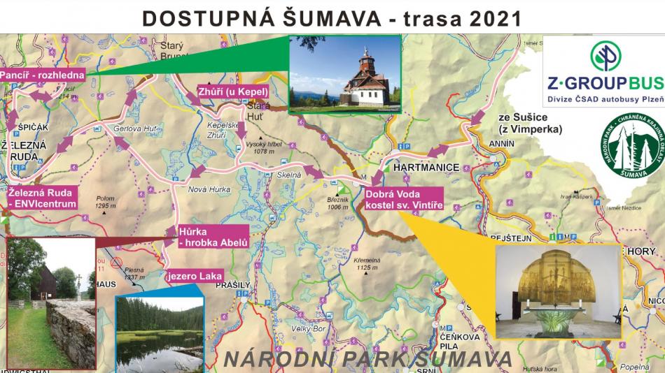 Šumava je od úterka znovu dostupná i pro seniory a osoby se sníženou mobilitou