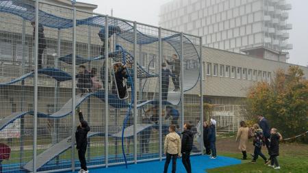 Na Borech vyrostl unikátní herní prvek, využít ho může najednou až 30 dětí