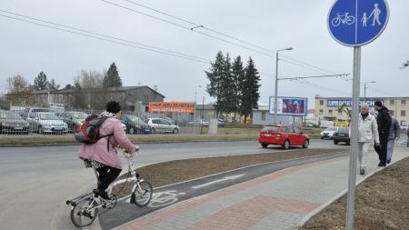 Borská ulice je pro cyklisty bezpečnější