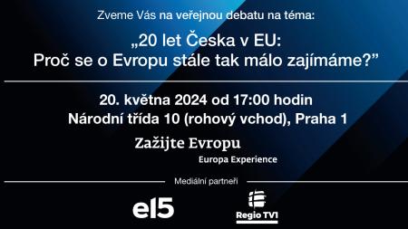 Proč se o Evropu málo zajímáme? Odpovědi dostanou návštěvníci veřejné debaty