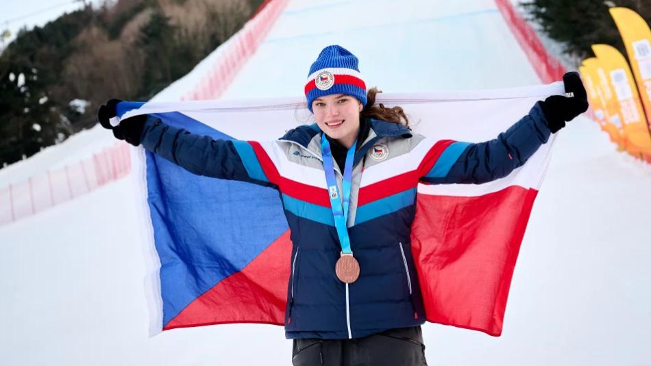 Snowboardistka z Přeštic získala na olympiádě dětí a mládeže v Koreji cenný kov!