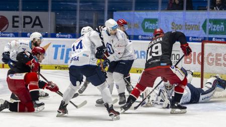 Plzeň proti Hradci dvakrát prohrávala, nakonec vydřela alespoň bod