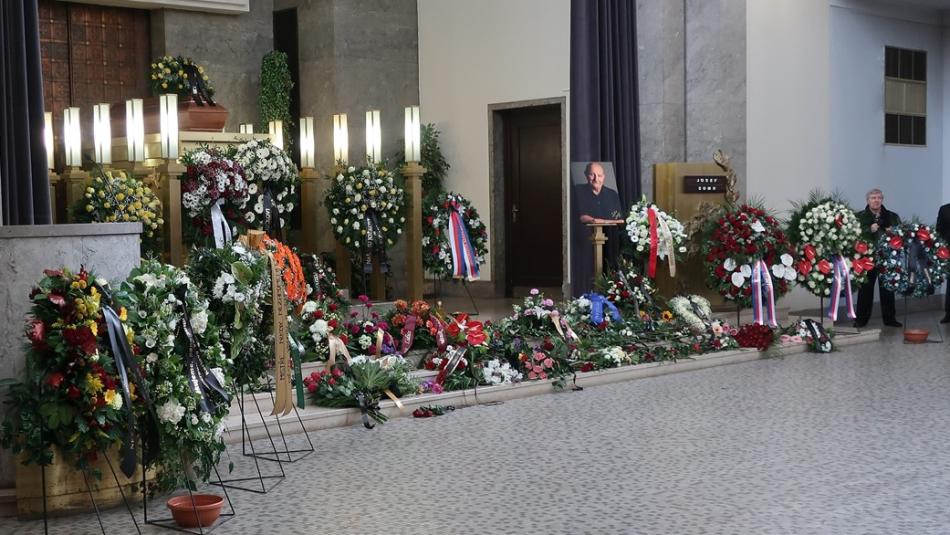 S Josefem Somrem se rozloučili i Plzeňané, poděkovali za bobra Břéťu